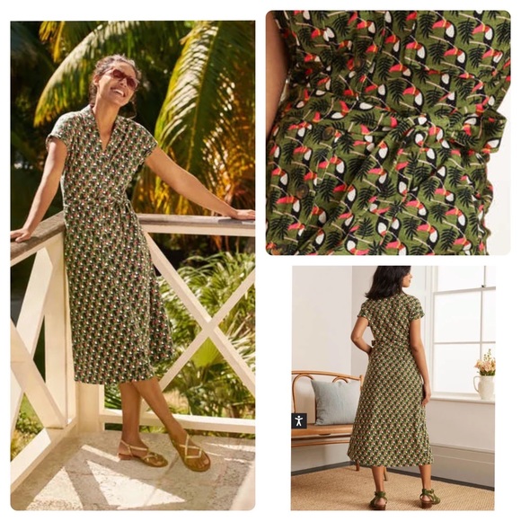 Boden Thomasina Jersey Shirt Dress 